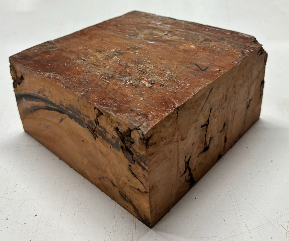 Australian Red Gum Bowl Blank 6-1/2" x 6-1/2" x 3" #221