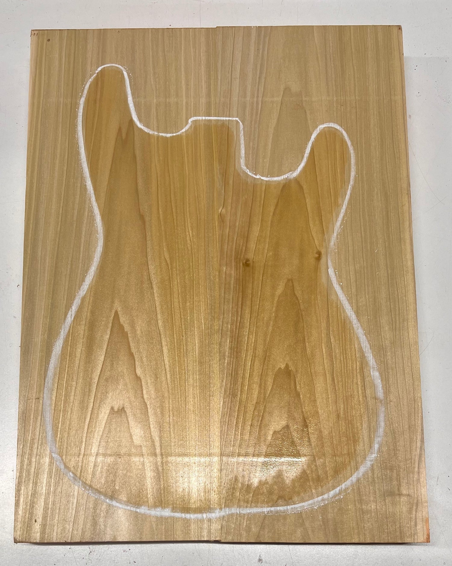 Yellow Poplar Guitar Body Blanks - 21&quot; x 15-1/2&quot; x 2&quot;, 12 Lbs 