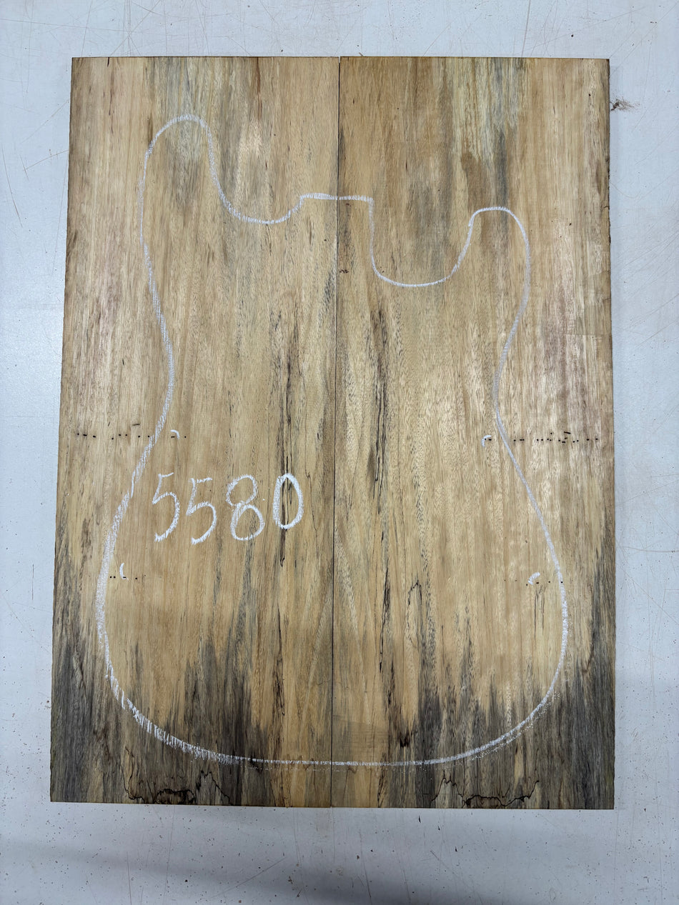 Spalted Tamarind Drop Top 21" x 7-3/4" x 1/4" #5580