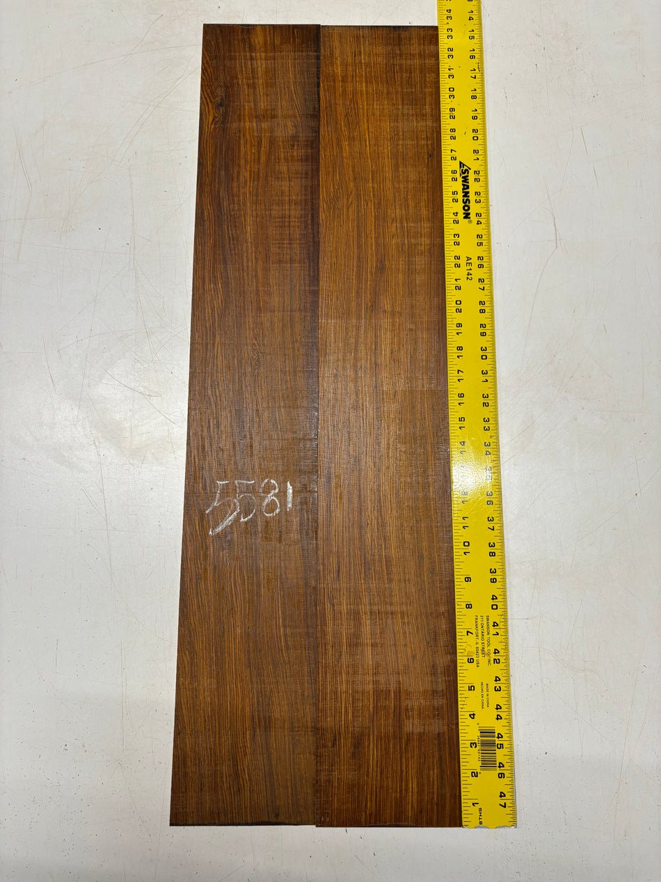 Cocobolo Dreadnought Guitar Side Set (Unmatched) 33" x 5-1/4" x 1/8" #5581
