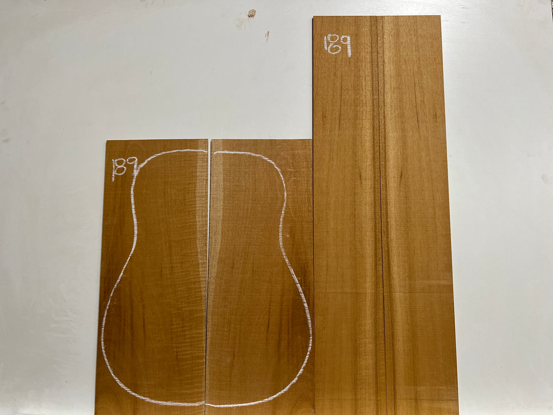 Flame Genuine Mahogany Classical Guitar Back &amp; Side Set 