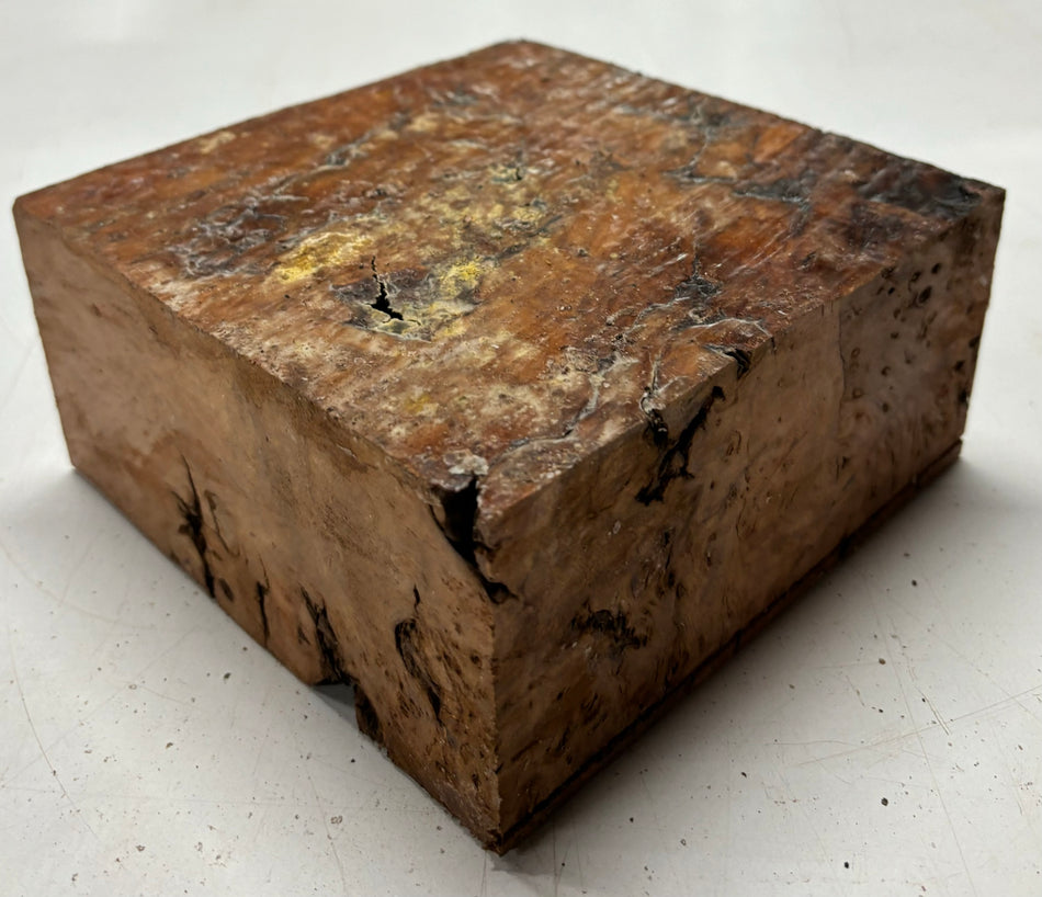 Australian Red Gum Bowl Blank 6-1/2" x 6-1/2" x 3" #225