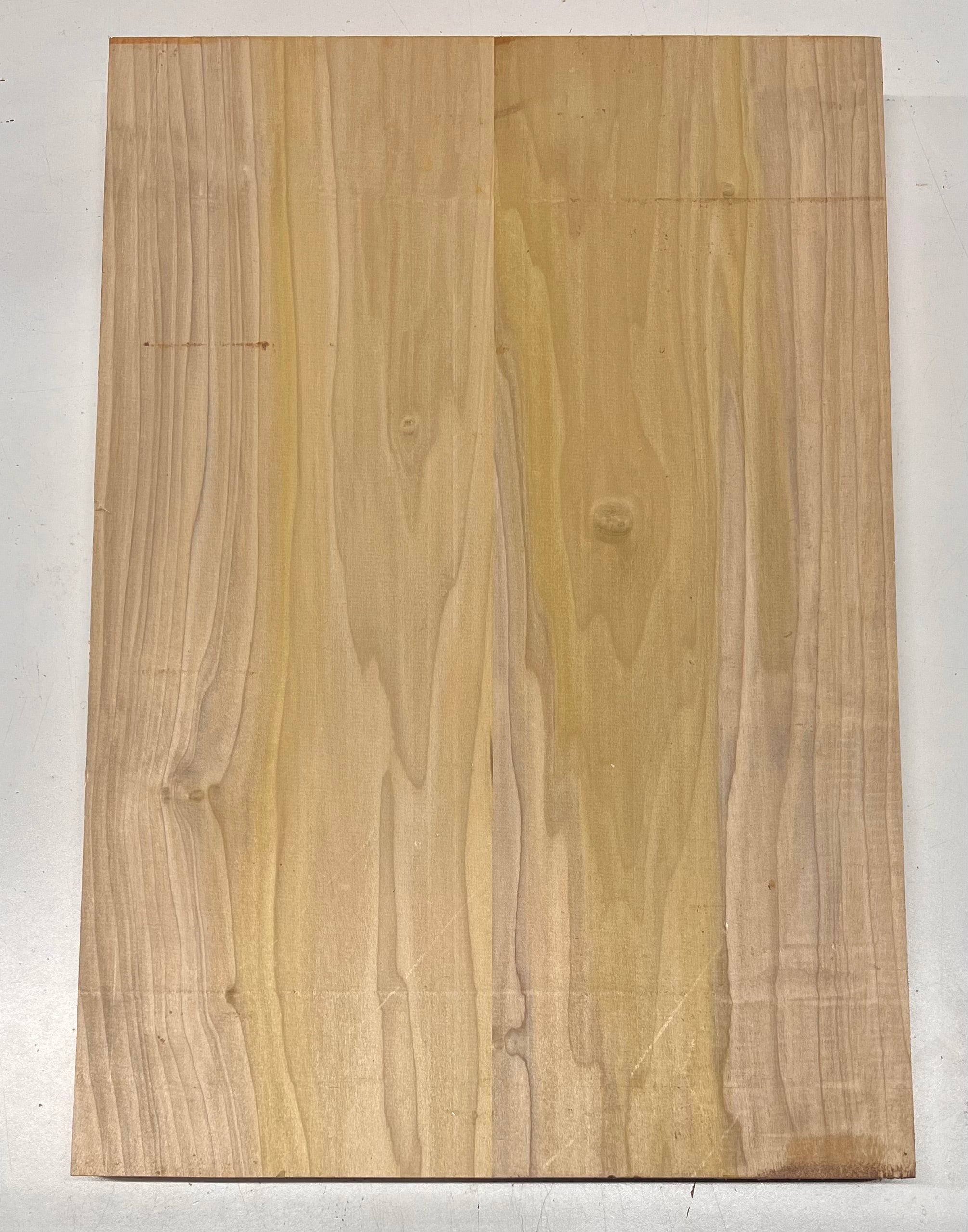 Yellow Poplar Guitar Body Blanks - 21&quot; x 14-1/2&quot; x 1-3/4&quot;, 11 Lbs 