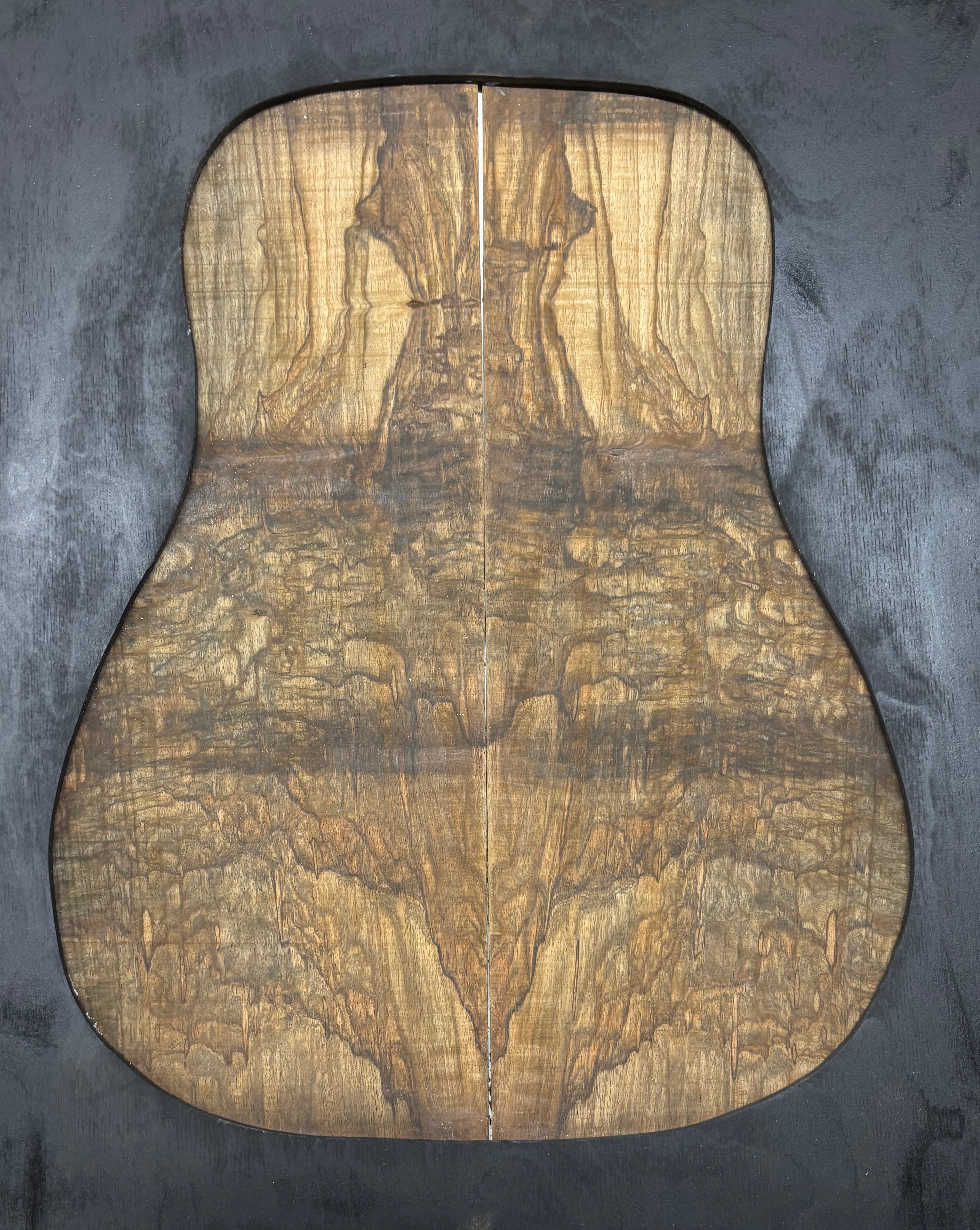 Figured Flame Mango Dreadnought Guitar Back and Side Set #149 - Exotic Wood Zone