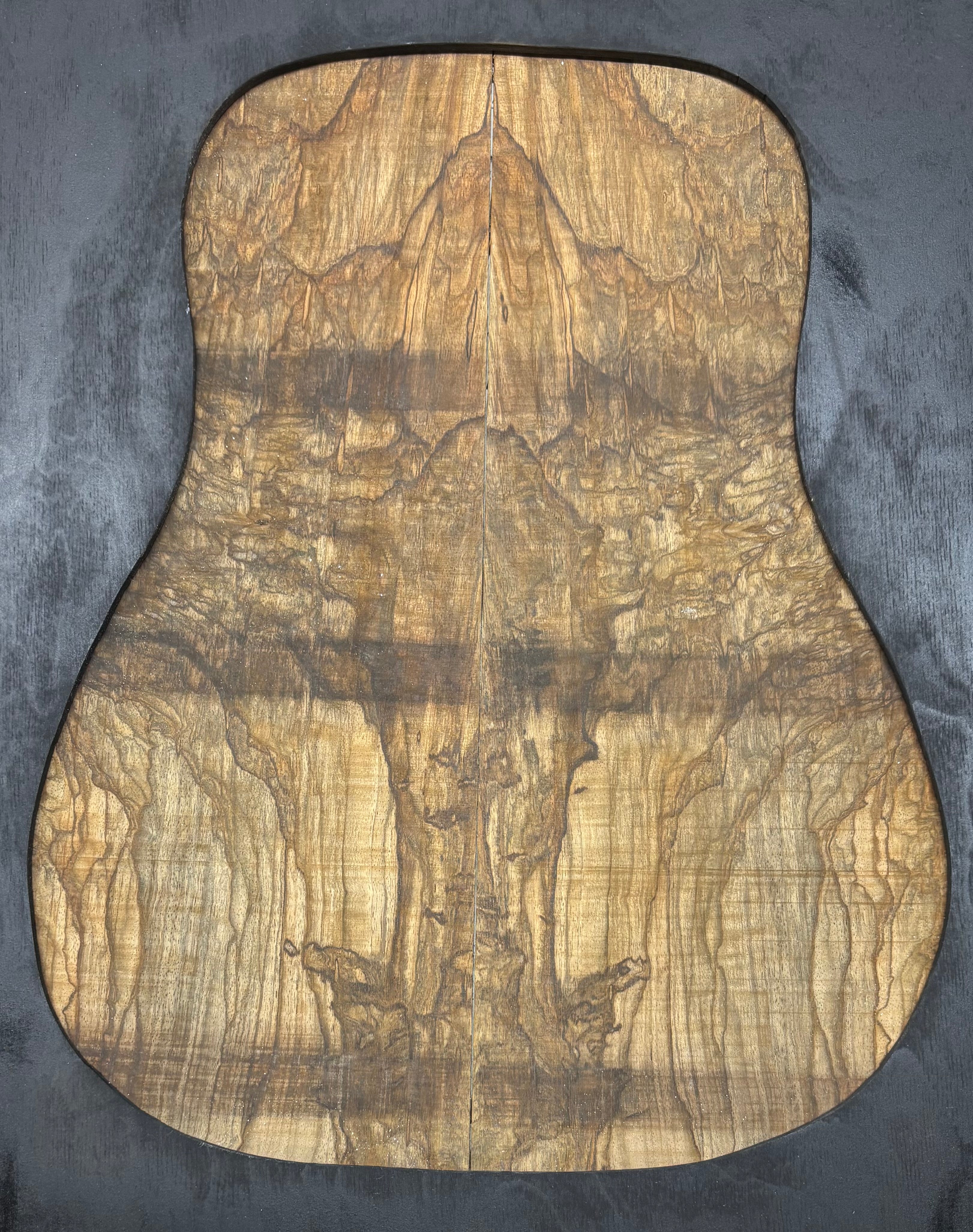 Figured Flame Mango Dreadnought Guitar Back and Side Set #150 - Exotic Wood Zone