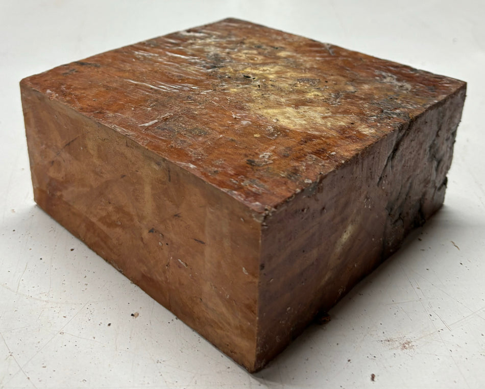 Australian Red Gum Bowl Blank 6-1/2" x 6-1/2" x 3" #231