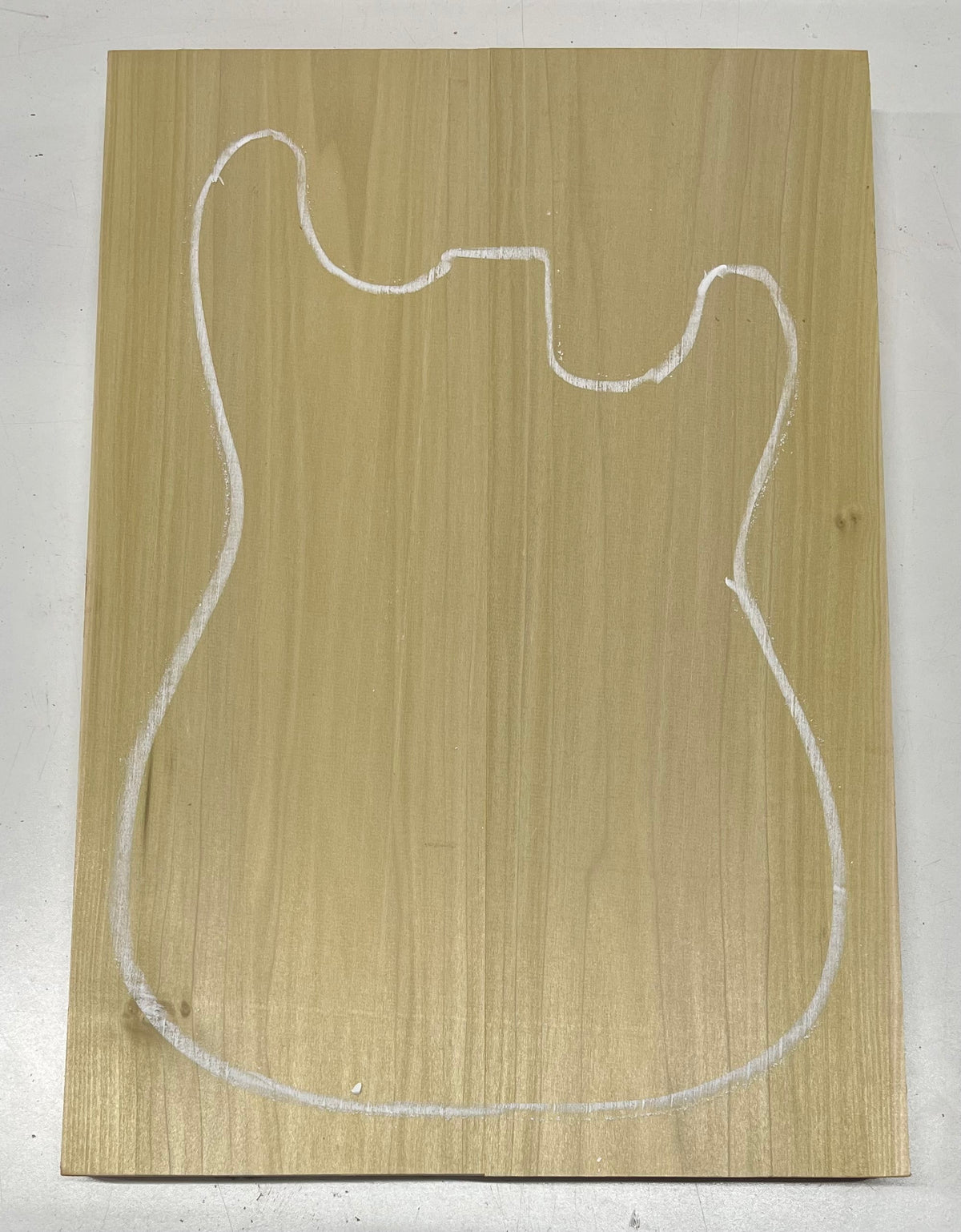 Yellow Poplar Guitar Body Blanks - 21" x 14-1/2" x 1-3/4", 10 Lbs #24 - Exotic Wood Zone - Buy online Across USA 