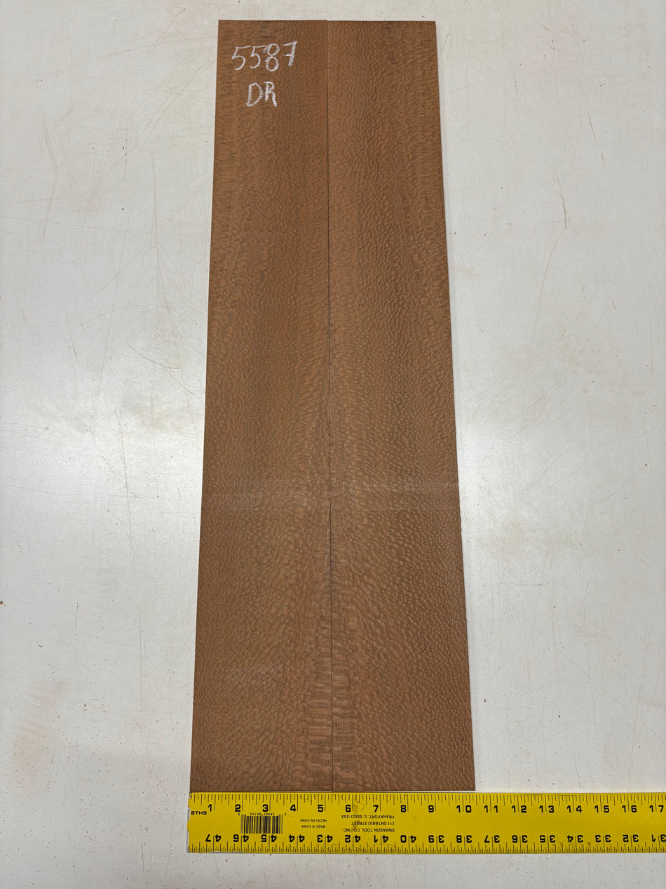 Leopardwood Dreadnought Guitar Side Set 33" x 5-1/8" x 3/16" #5587