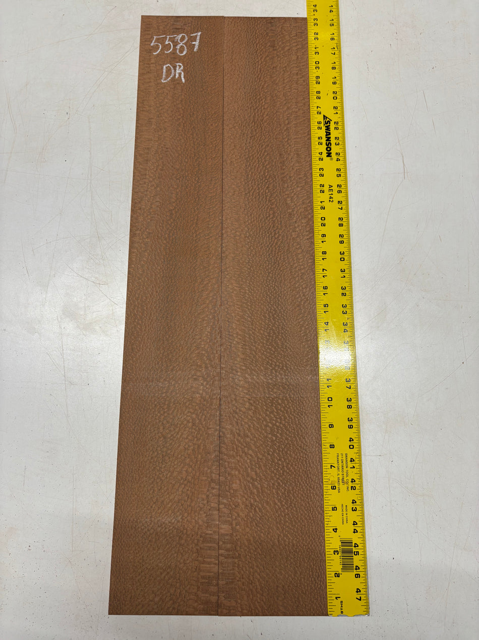 Leopardwood Dreadnought Guitar Side Set 33" x 5-1/8" x 3/16" #5587