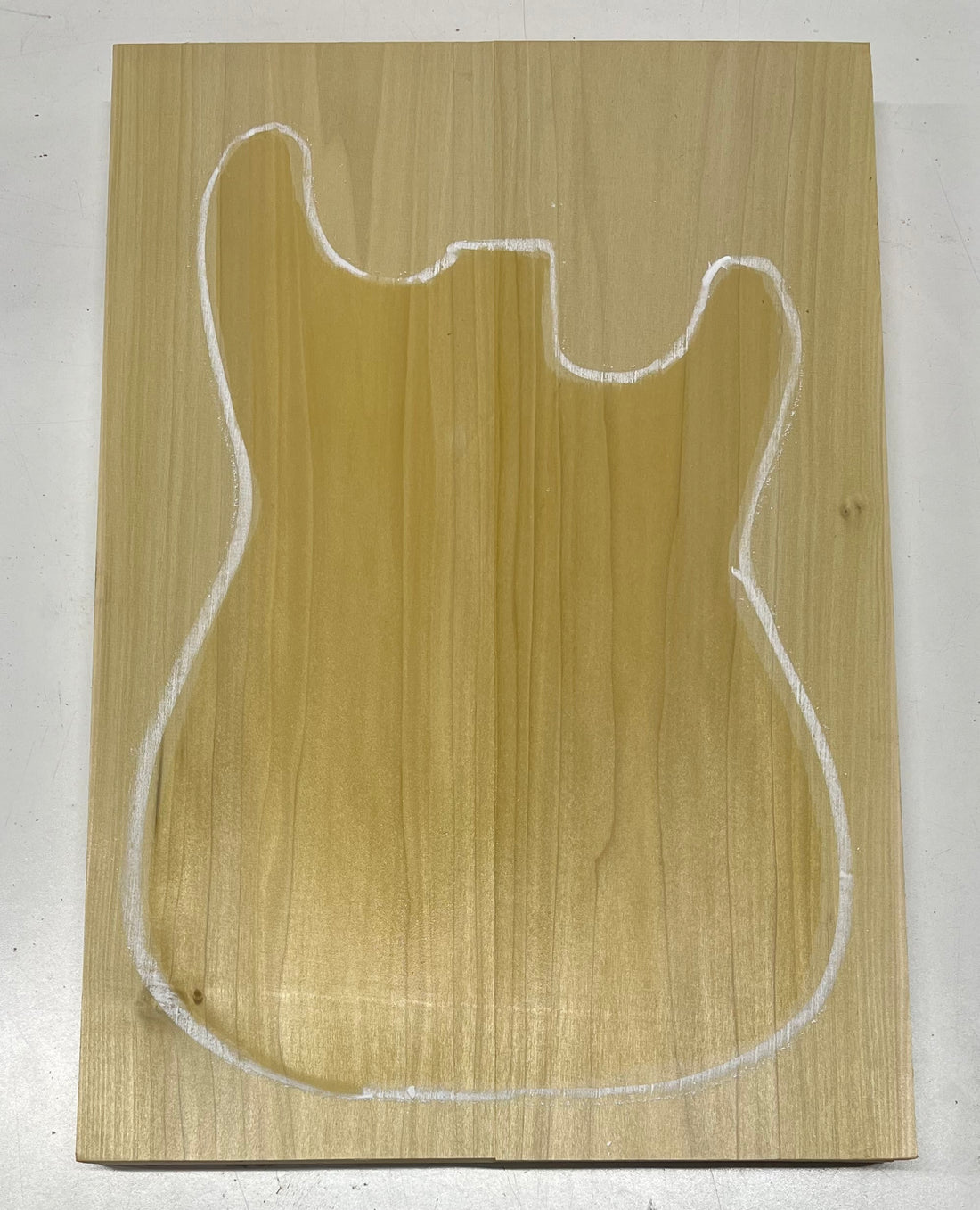 Yellow Poplar Guitar Body Blanks - 21&quot; x 14-1/2&quot; x 1-3/4&quot;, 10 Lbs 