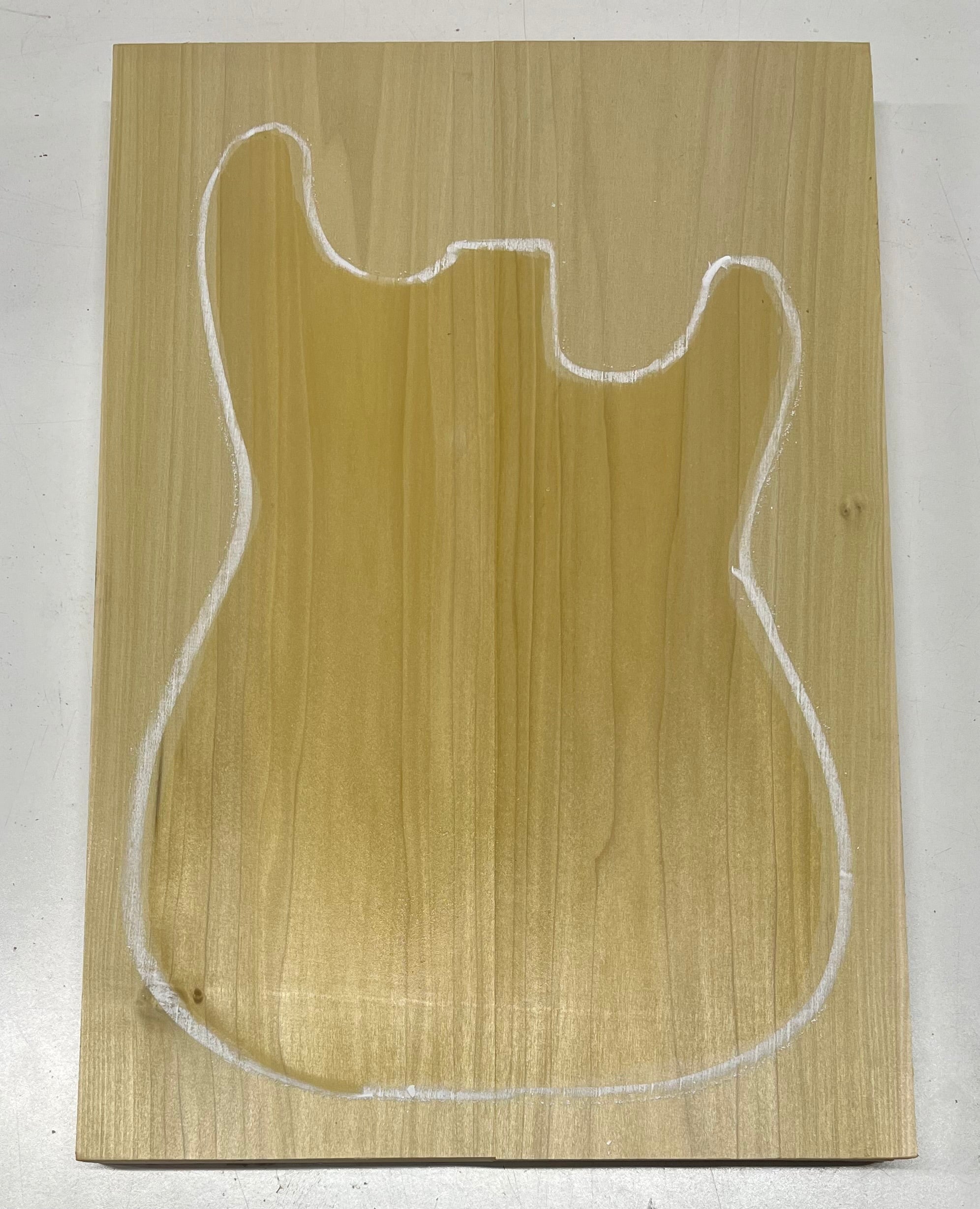 Yellow Poplar Guitar Body Blanks - 21&quot; x 14-1/2&quot; x 1-3/4&quot;, 10 Lbs 