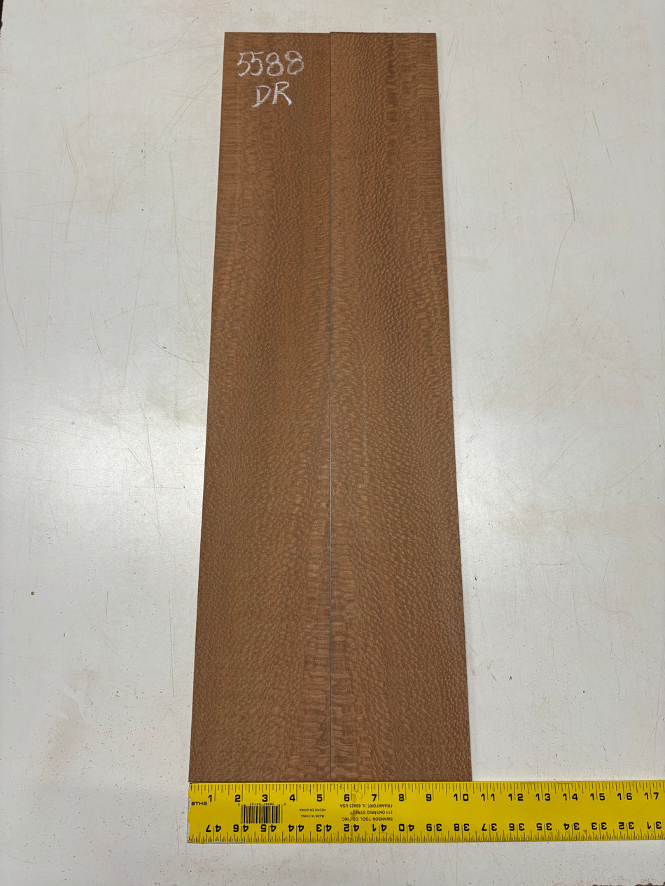 Leopardwood Dreadnought Guitar Side Set 33" x 5-1/8" x 3/16" #5588