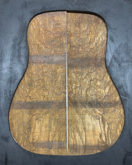 Figured Flame Mango Dreadnought Guitar Back and Side Set #151 - Exotic Wood Zone