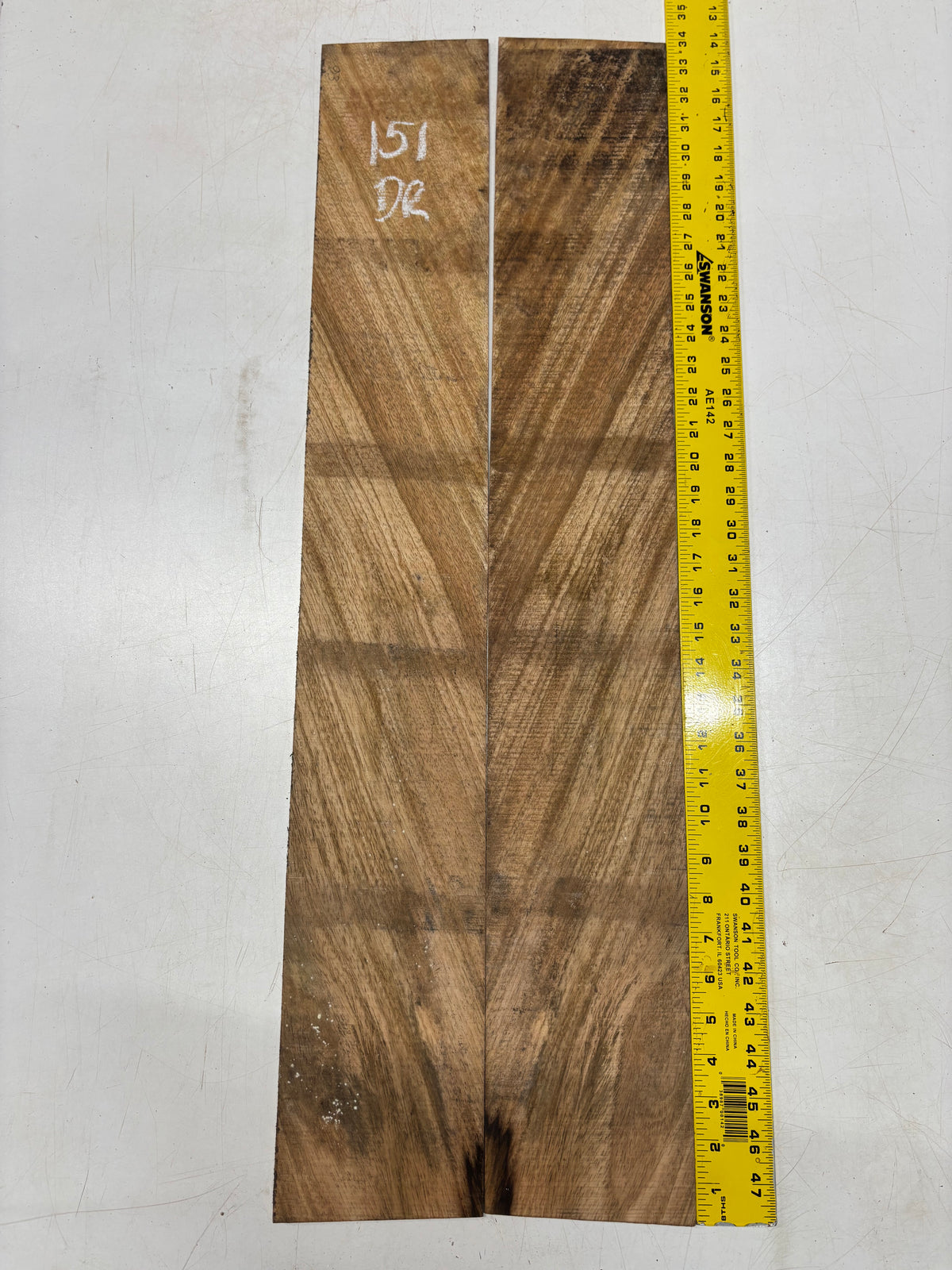 Figured Flame Mango Dreadnought Guitar Back and Side Set #151 - Exotic Wood Zone