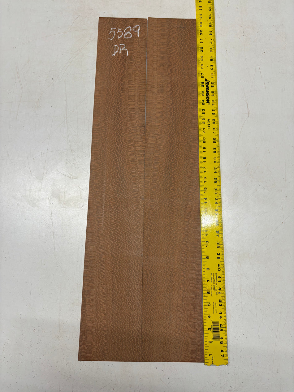 Leopardwood Dreadnought Guitar Side Set 33" x 5-1/8" x 3/16" #5589