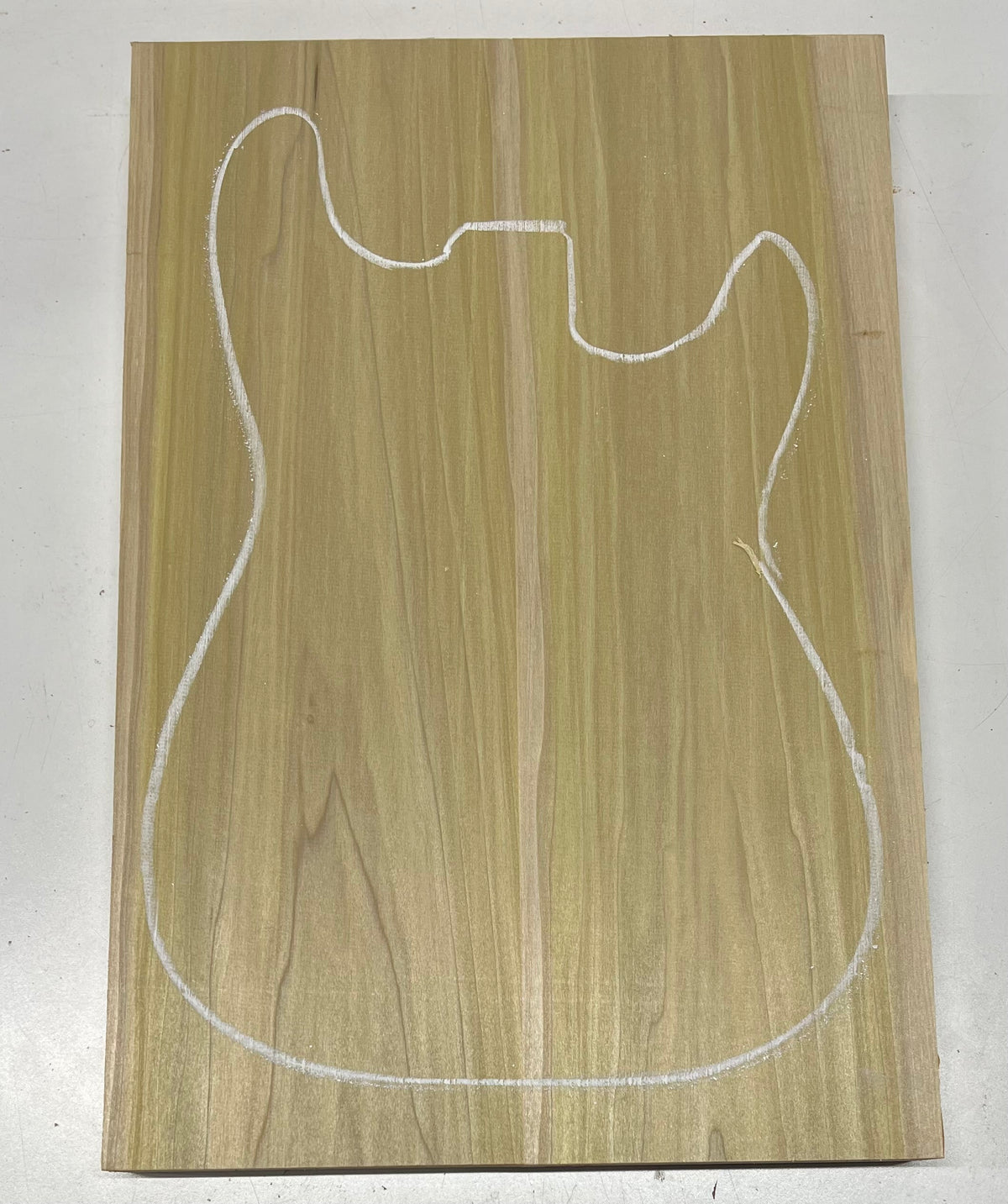 Yellow Poplar Guitar Body Blanks - 21" x 14-1/4" x 1-3/4", 10 Lbs #25 - Exotic Wood Zone - Buy online Across USA 