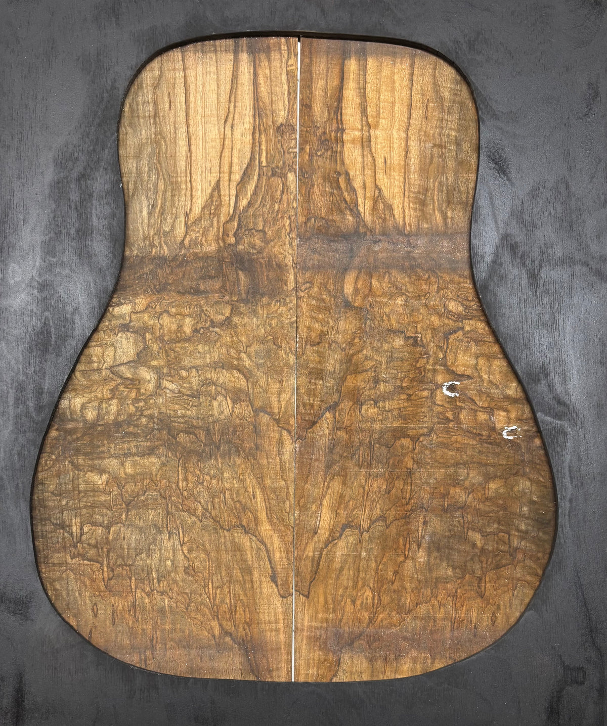 Figured Flame Mango Dreadnought Guitar Back and Side Set #152 - Exotic Wood Zone
