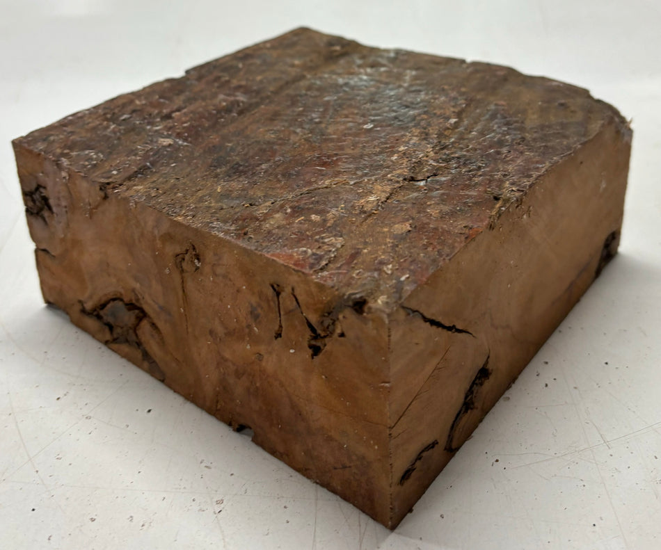 Australian Red Gum Bowl Blank 6-1/2" x 6-1/2" x 3" #235