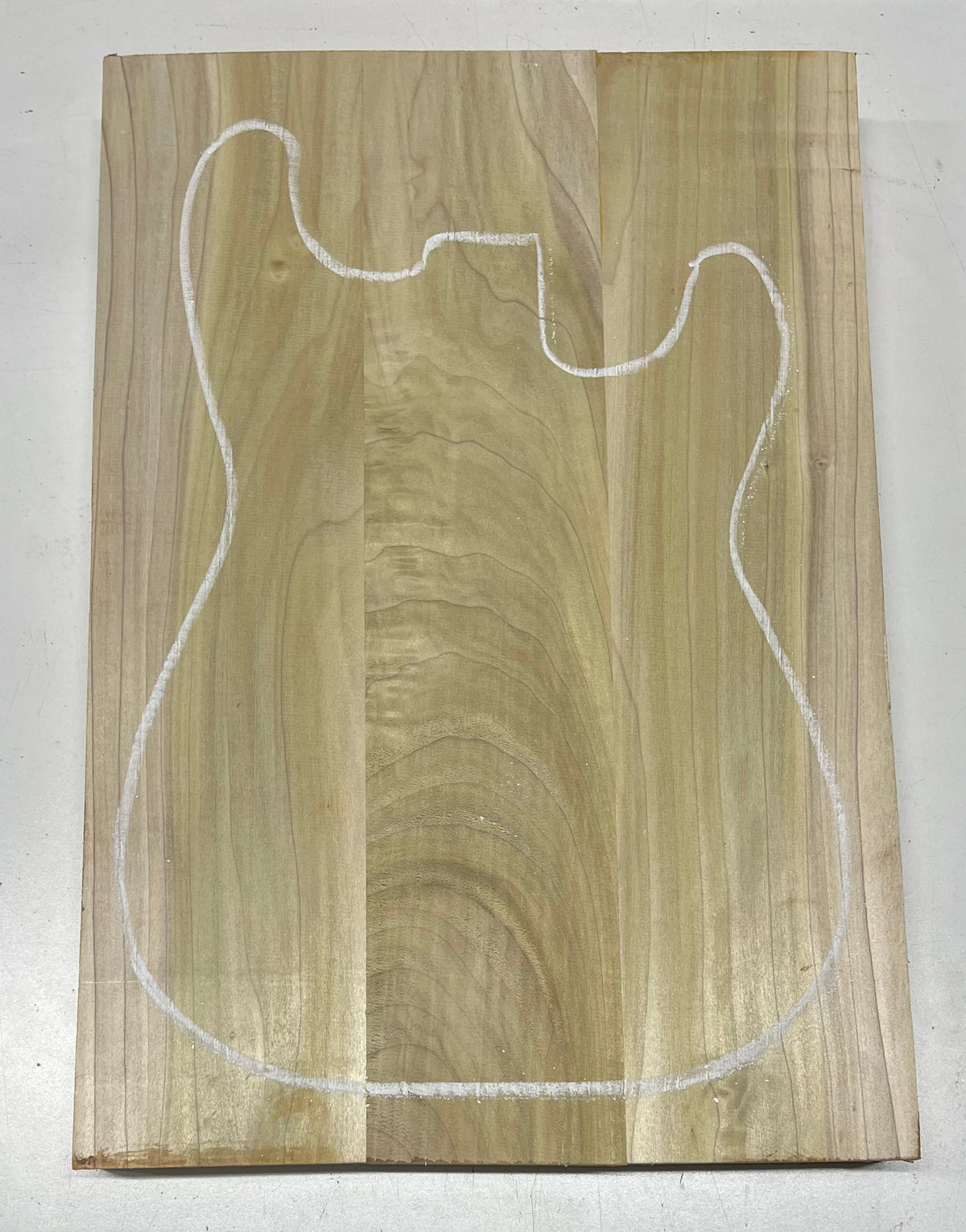 Yellow Poplar Guitar Body Blanks - 21" x 14-3/8" x 2", 11 Lbs #26 - Exotic Wood Zone - Buy online Across USA 