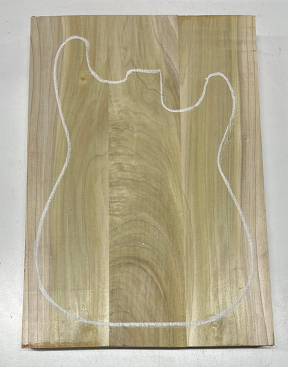 Yellow Poplar Guitar Body Blanks - 21&quot; x 14-3/8&quot; x 2&quot;, 11 Lbs 