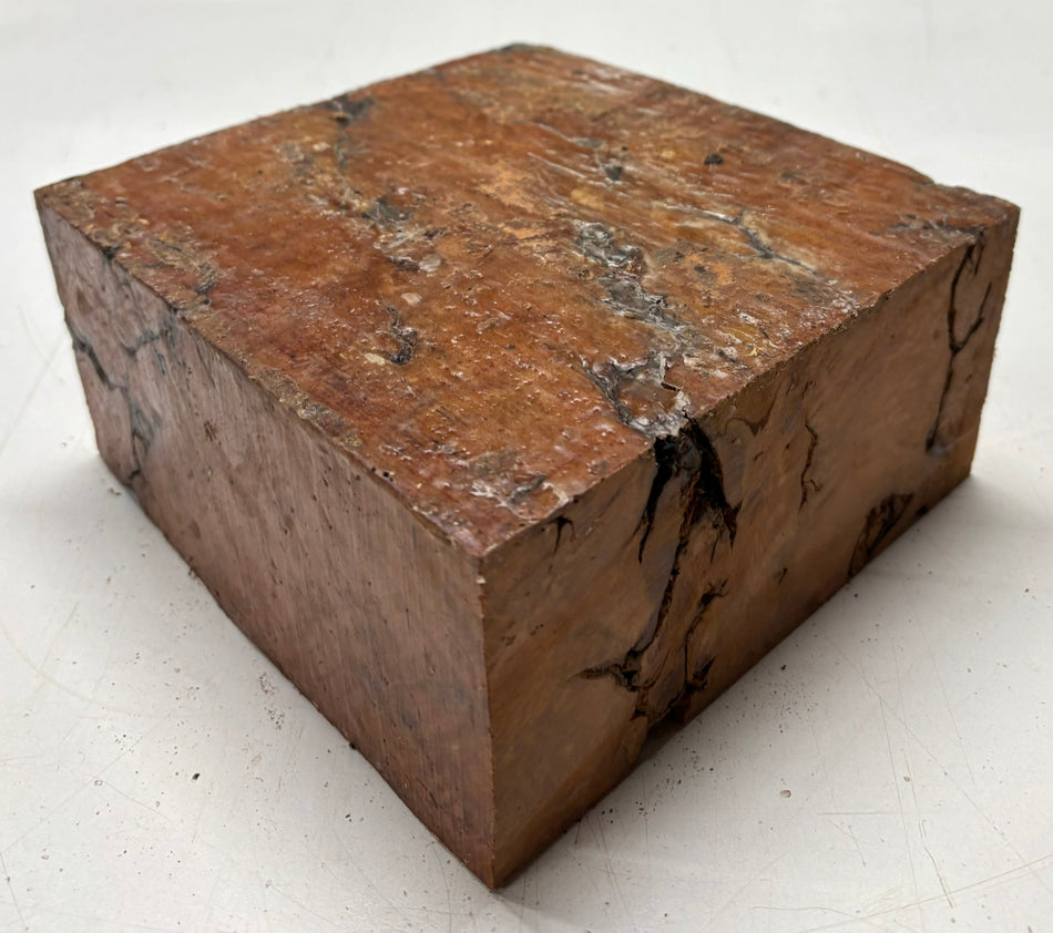 Australian Red Gum Bowl Blank 6-1/2" x 6-1/2" x 3" #237