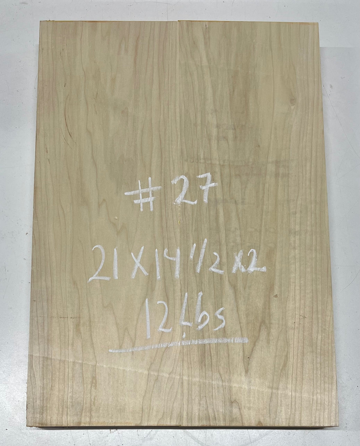 Yellow Poplar Guitar Body Blanks - 21" x 14-1/2" x 2", 12 Lbs #27 - Exotic Wood Zone - Buy online Across USA 