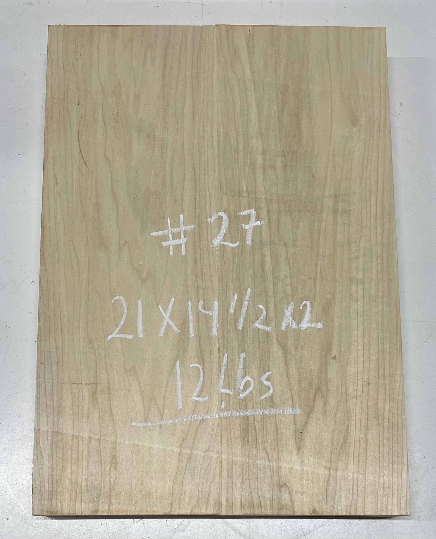 Yellow Poplar Guitar Body Blanks - 21&quot; x 14-1/2&quot; x 2&quot;, 12 Lbs 