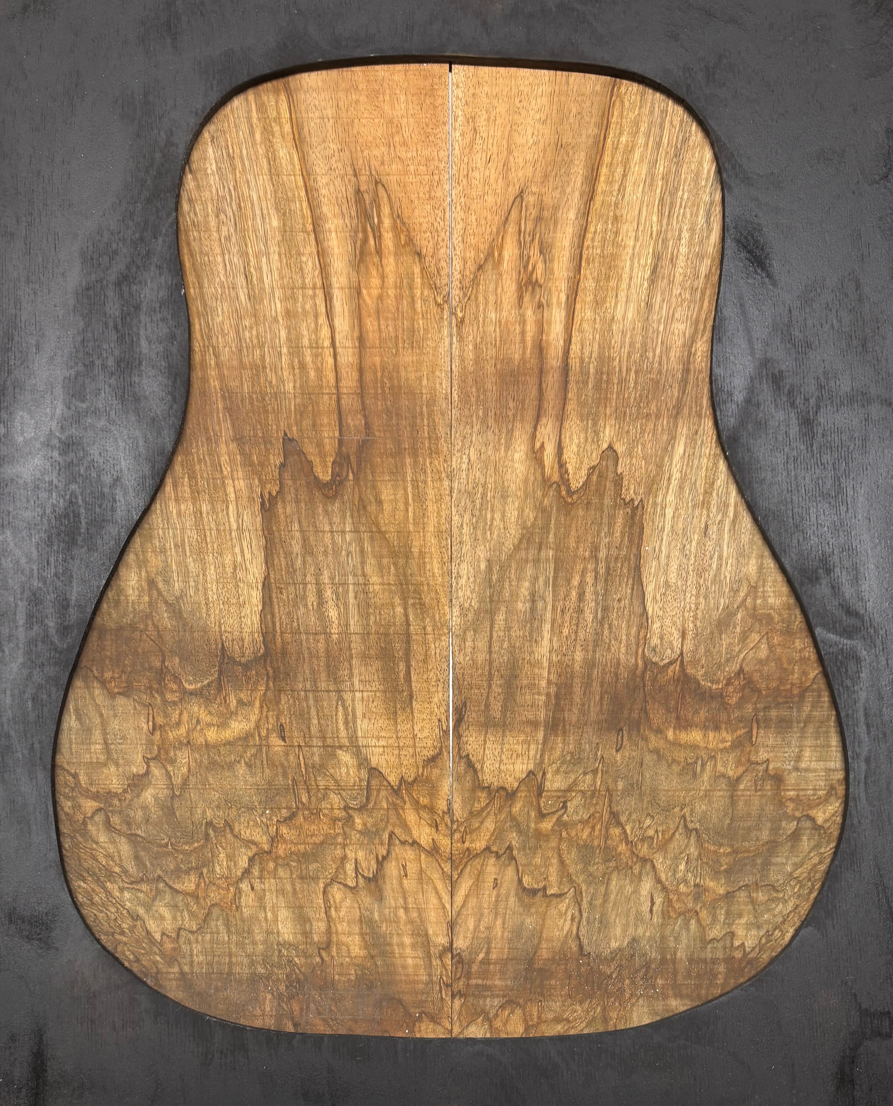 Figured Flame Mango Dreadnought Guitar Back and Side Set #154 - Exotic Wood Zone
