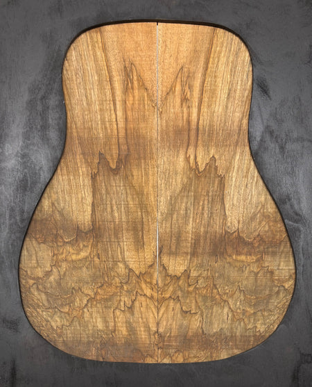 Figured Flame Mango Dreadnought Guitar Back and Side Set #154 - Exotic Wood Zone