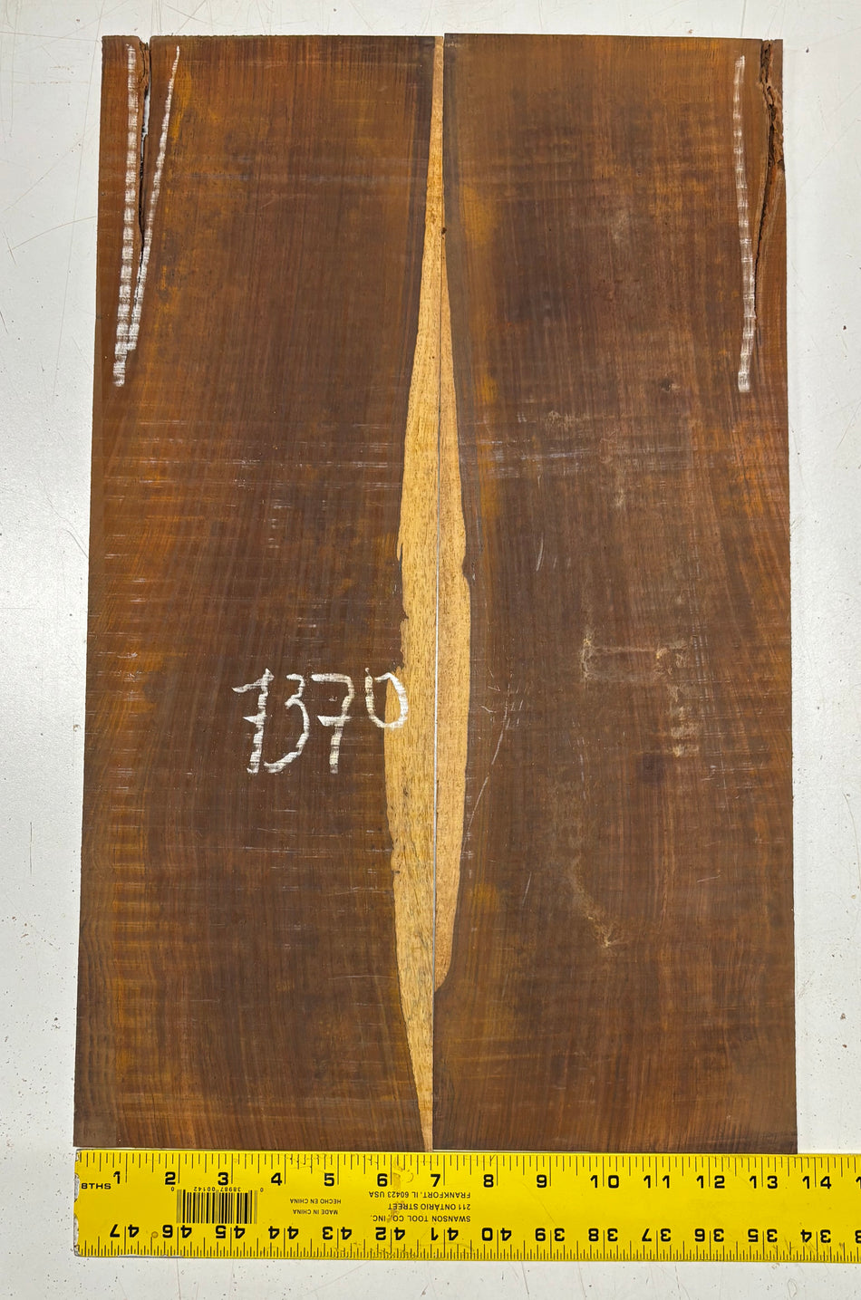 Cocobolo Parlor Guitar Back Set  22"x6-1/2"x3/16"#7370