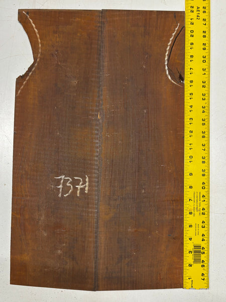 Cocobolo Parlor Guitar Back Set  22"x6-1/2"x3/16"#7371 - Exotic Wood Zone