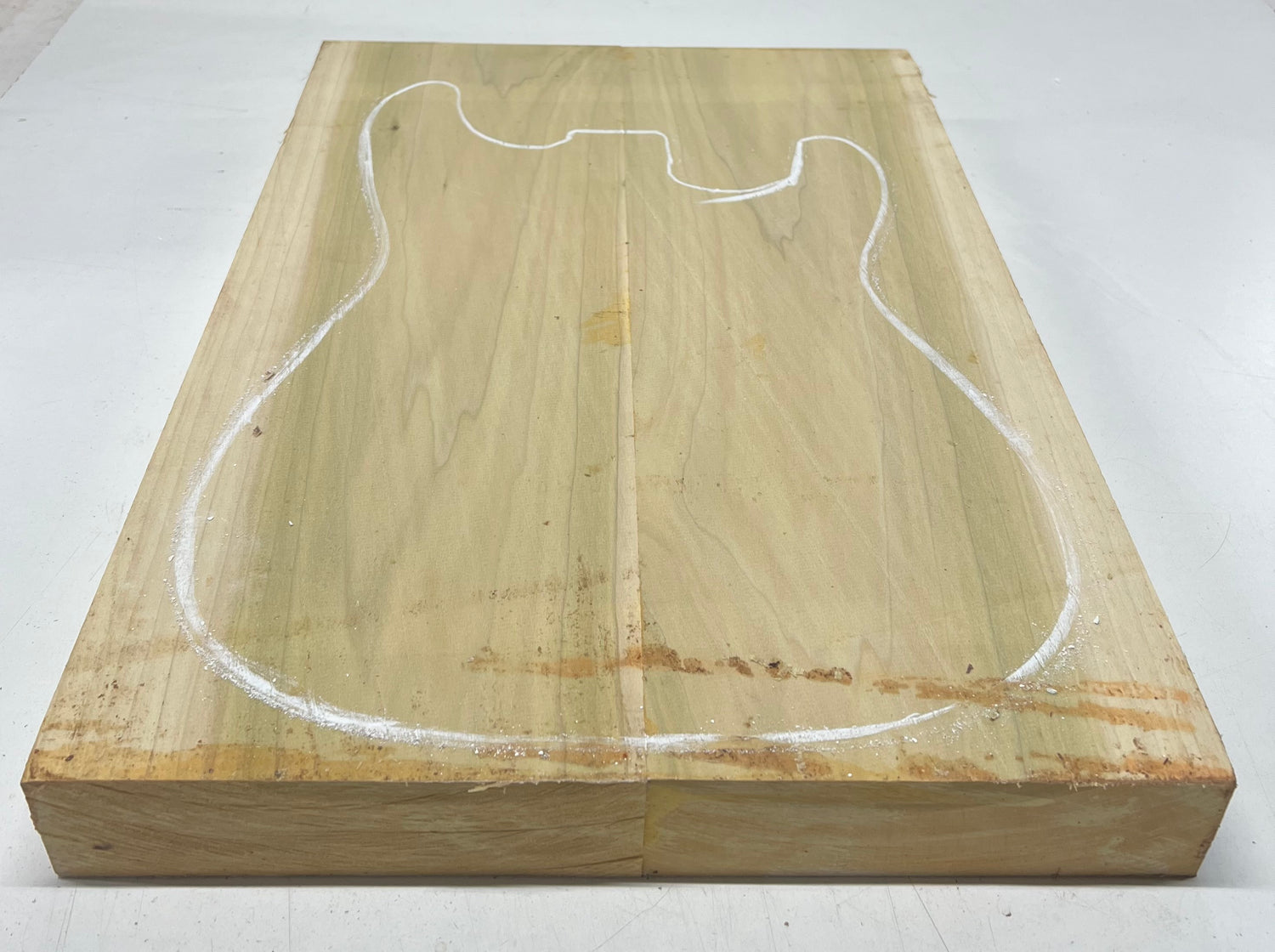 Yellow Poplar Guitar Body Blanks - 21&quot; x 14-1/2&quot; x 2&quot;, 12 Lbs 