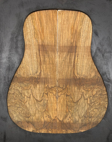 Figured Flame Mango Dreadnought Guitar Back and Side Set #156 - Exotic Wood Zone