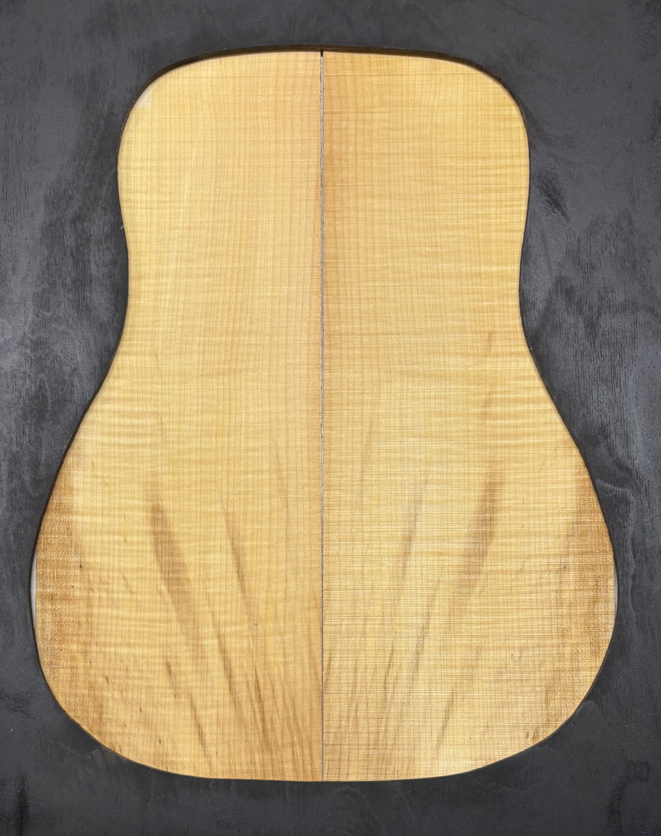 Flame Hard Maple Classical Guitar Back and Side Set #2001