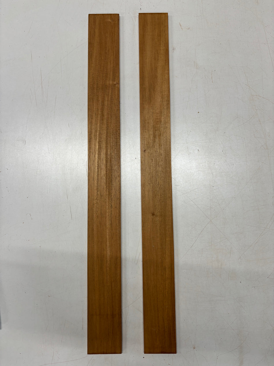 2 Pack, Honduras Mahogany Thin Stock Lumber 33" x 3" x 1/4"#4936