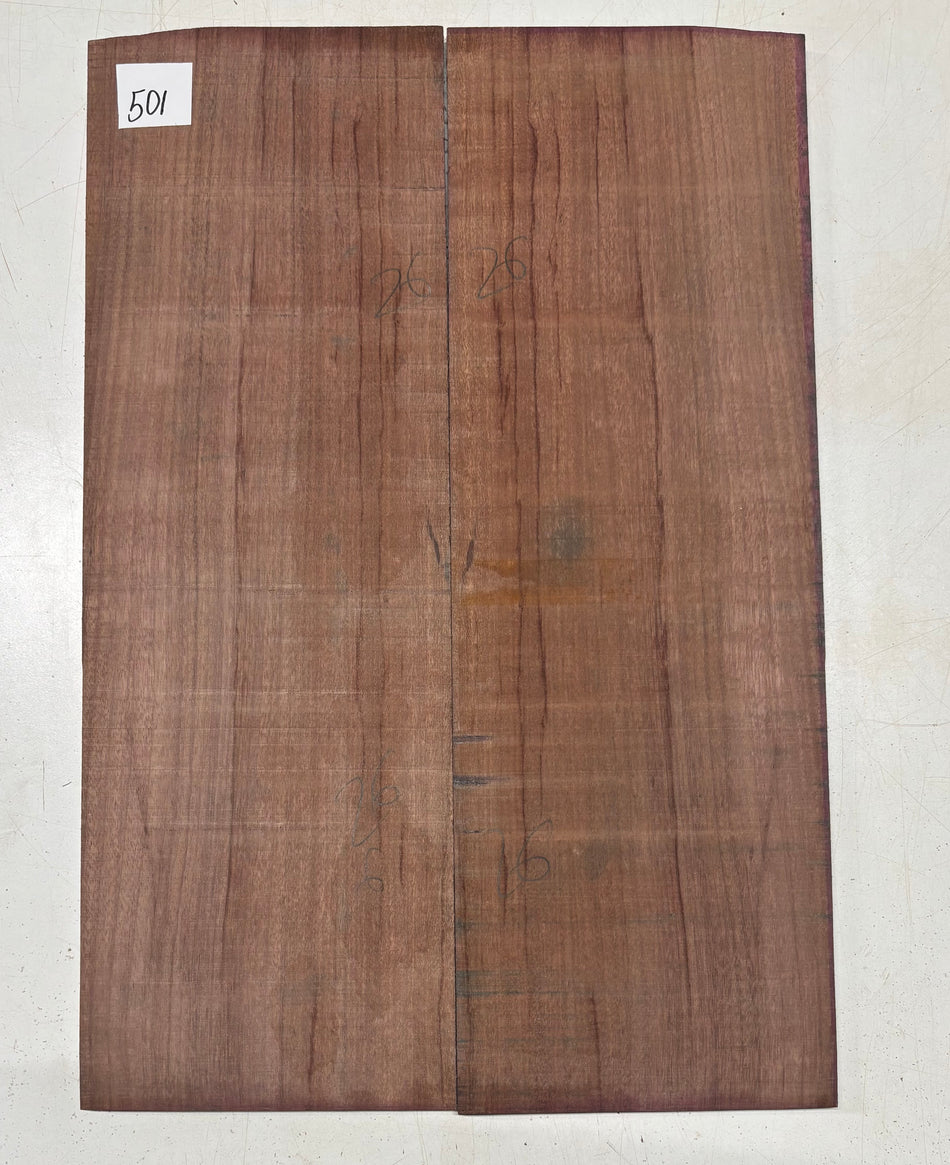 Tapas abatibles para guitarra Bocote Bookmatched 21" x 7" x 1/4"