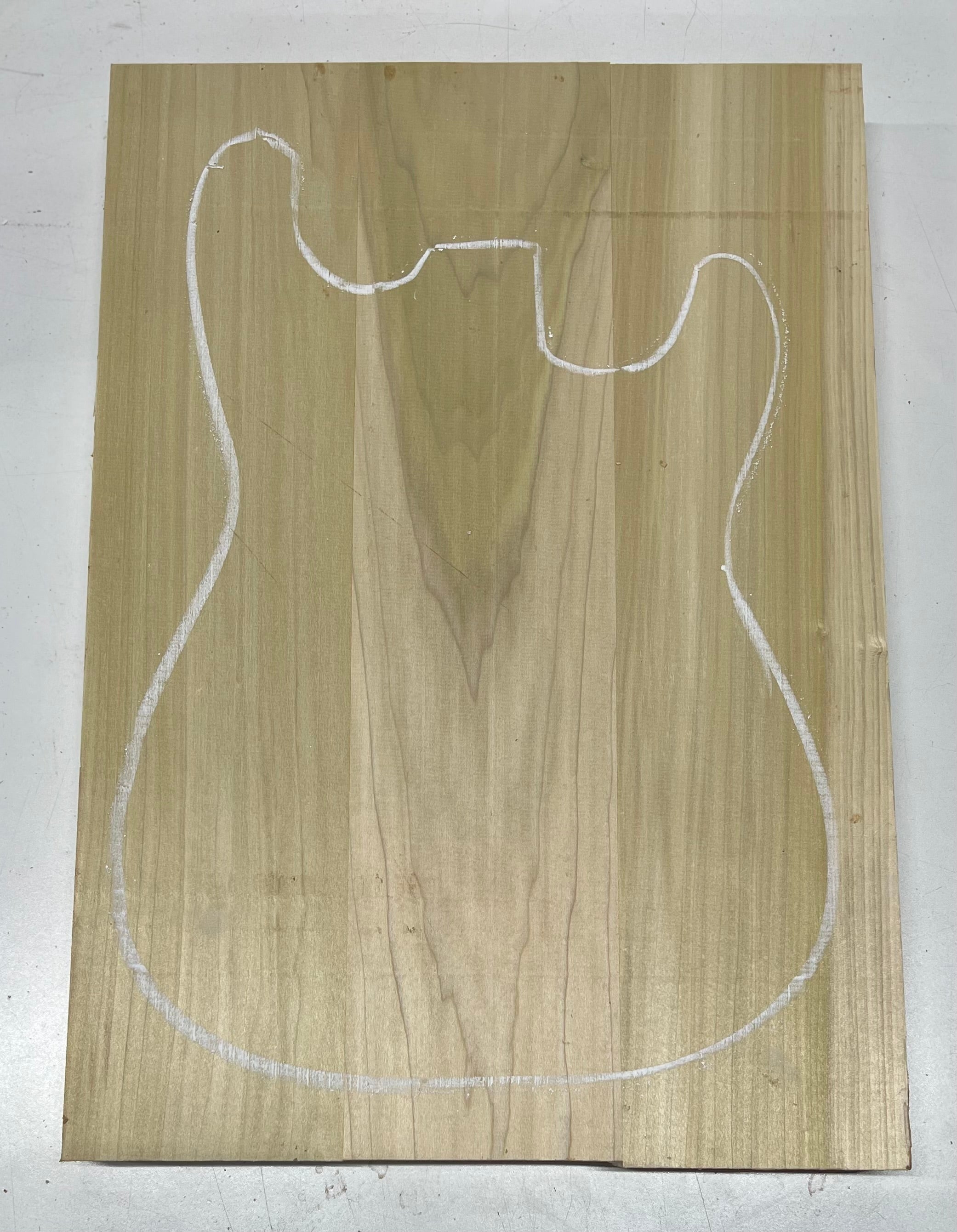 Yellow Poplar Guitar Body Blanks - 21" x 14-1/2" x 1-3/4", 11 Lbs #30 - Exotic Wood Zone - Buy online Across USA 