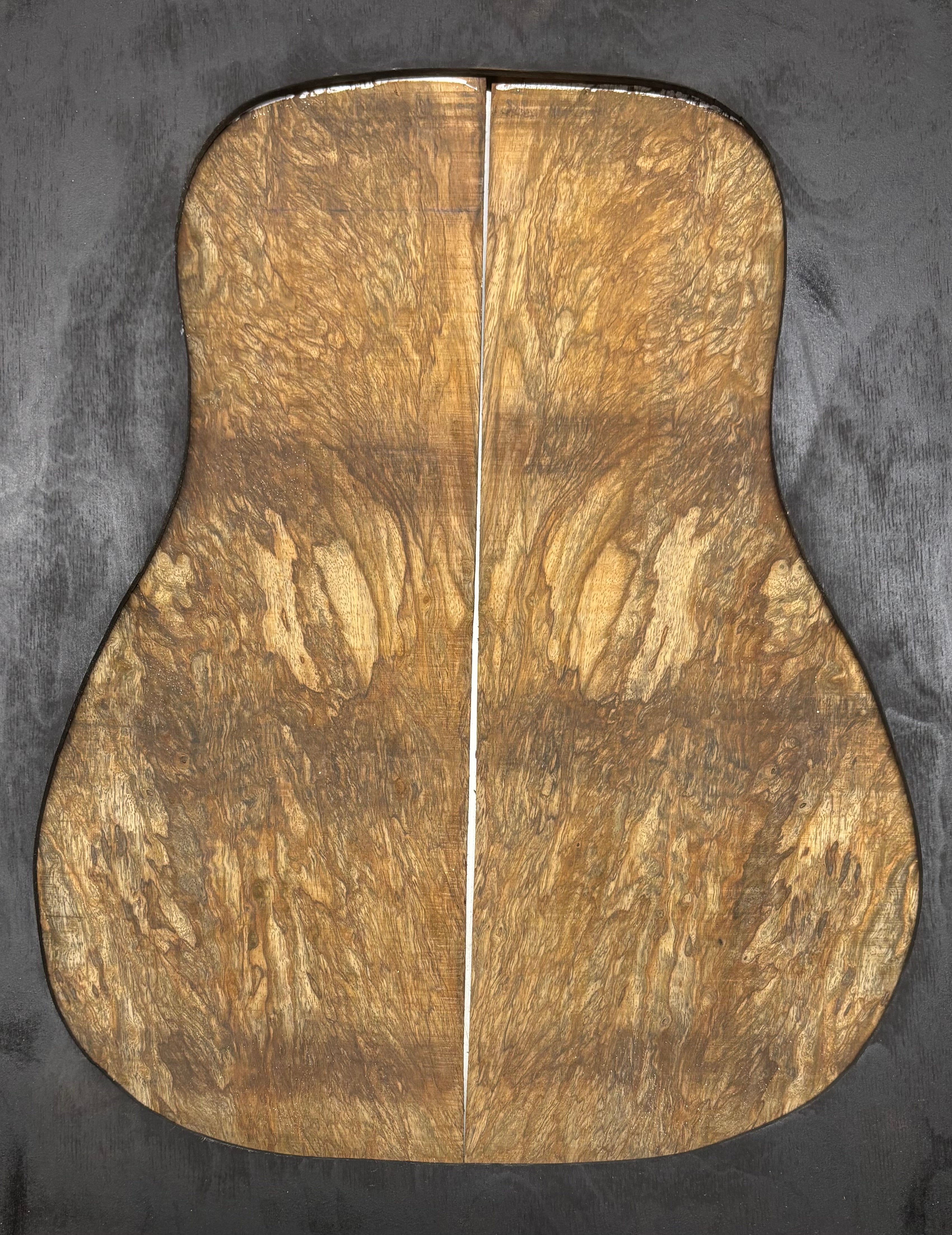 Figured Flame Mango Dreadnought Guitar Back and Side Set #159 - Exotic Wood Zone