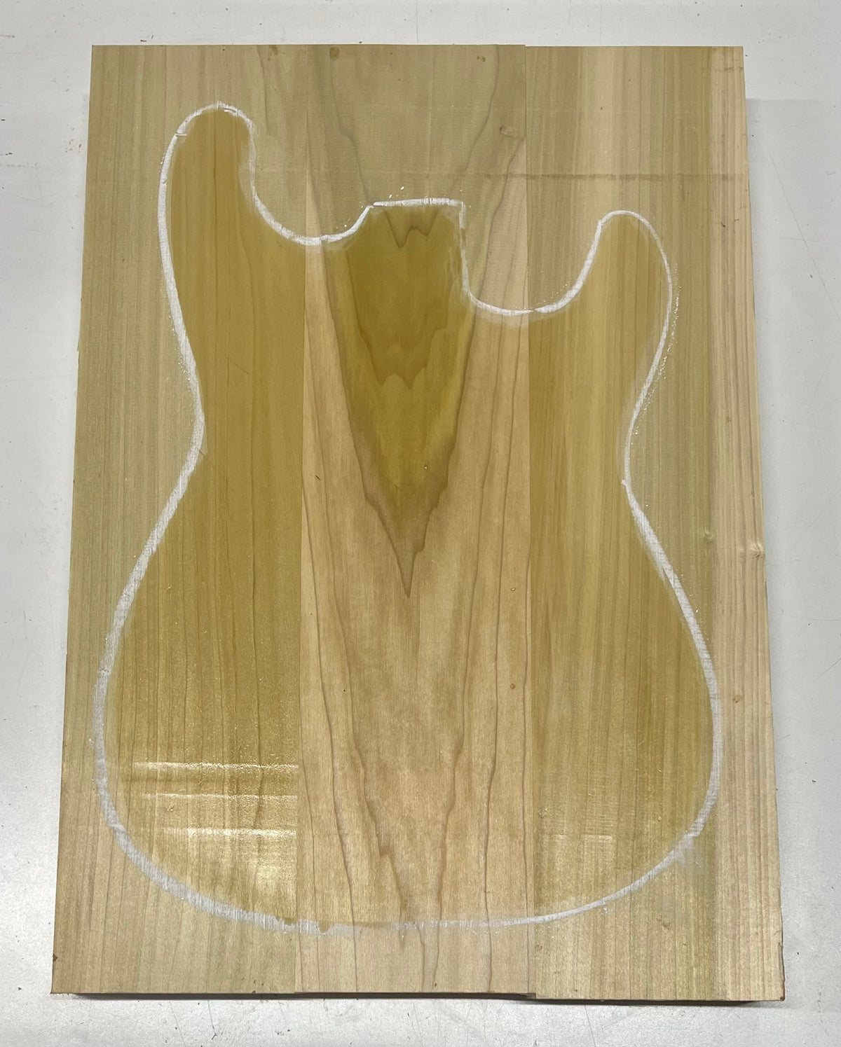 Yellow Poplar Guitar Body Blanks - 21" x 14-1/2" x 1-3/4", 11 Lbs #30 - Exotic Wood Zone - Buy online Across USA 