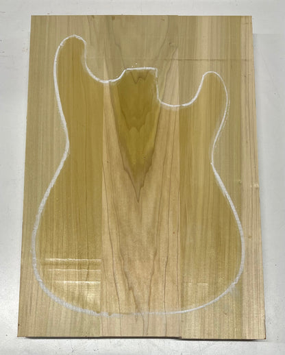 Yellow Poplar Guitar Body Blanks - 21&quot; x 14-1/2&quot; x 1-3/4&quot;, 11 Lbs 