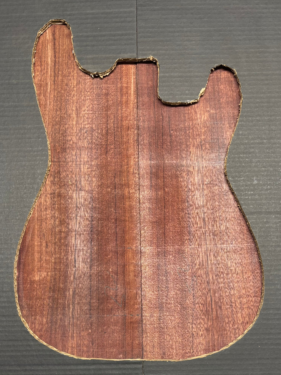 Tapas abatibles para guitarra Bocote Bookmatched 21" x 7" x 1/4"