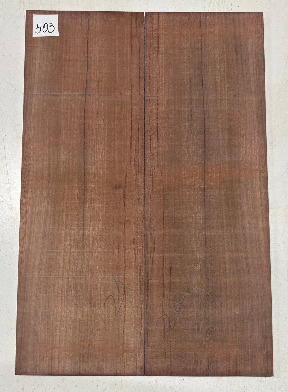 Tapas abatibles para guitarra Bocote Bookmatched 21" x 7" x 1/4"