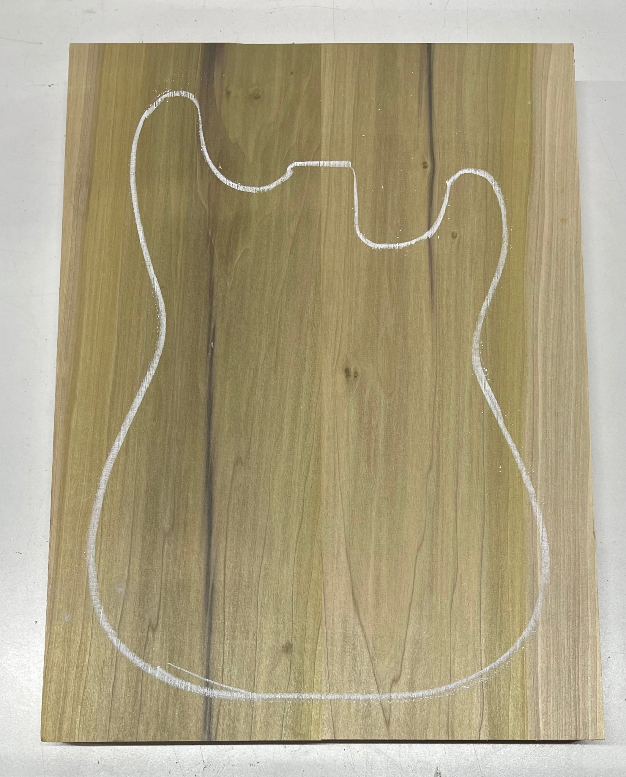 Yellow Poplar Guitar Body Blanks - 21" x 15-1/2" x 1-7/8", 12 Lbs #31 - Exotic Wood Zone - Buy online Across USA 