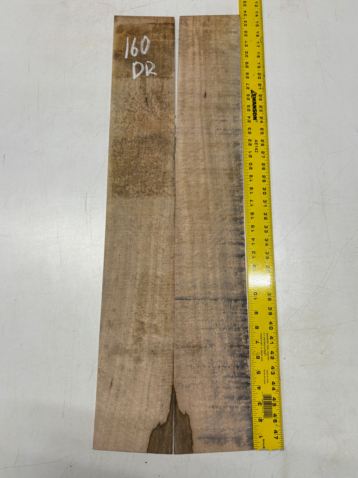 Figured Flame Mango Dreadnought Guitar Back and Side Set #160 - Exotic Wood Zone