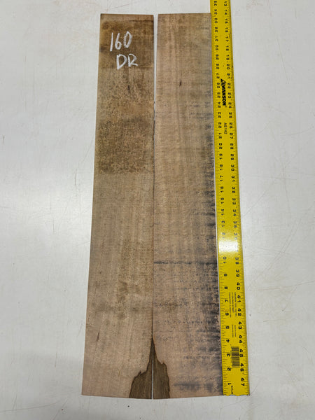 Figured Flame Mango Dreadnought Guitar Back and Side Set #160 - Exotic Wood Zone