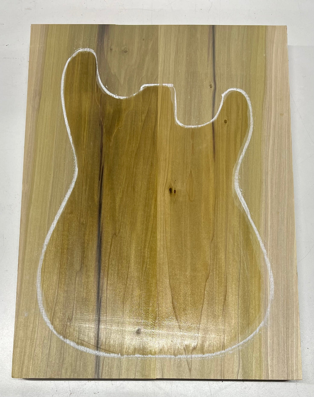 Yellow Poplar Guitar Body Blanks - 21&quot; x 15-1/2&quot; x 1-7/8&quot;, 12 Lbs 