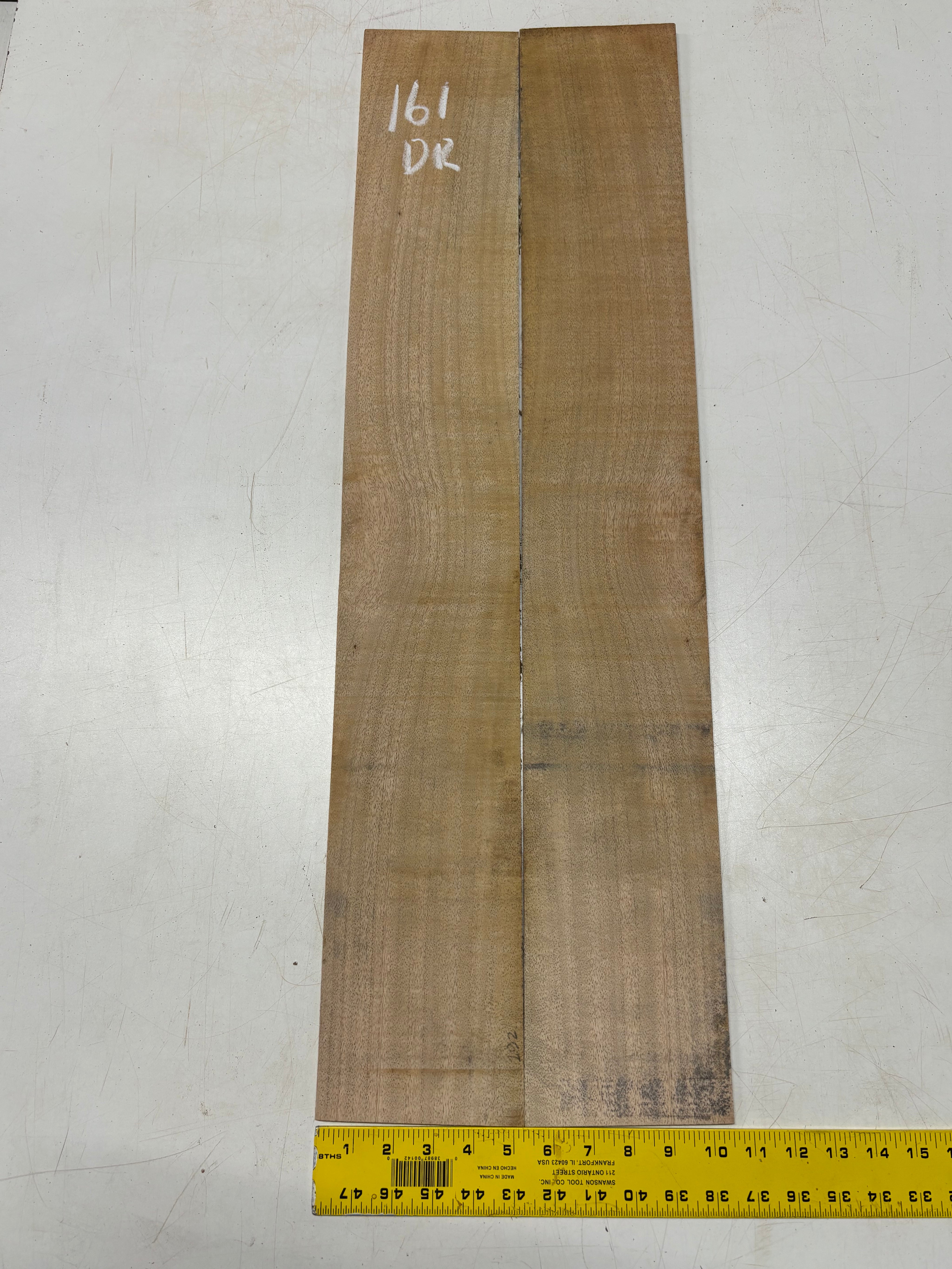 Figured Flame Mango Dreadnought Guitar Back and Side Set #161 - Exotic Wood Zone
