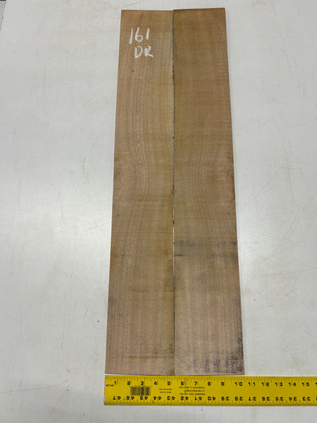 Figured Flame Mango Dreadnought Guitar Back and Side Set #161 - Exotic Wood Zone