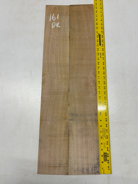Figured Flame Mango Dreadnought Guitar Back and Side Set #161 - Exotic Wood Zone