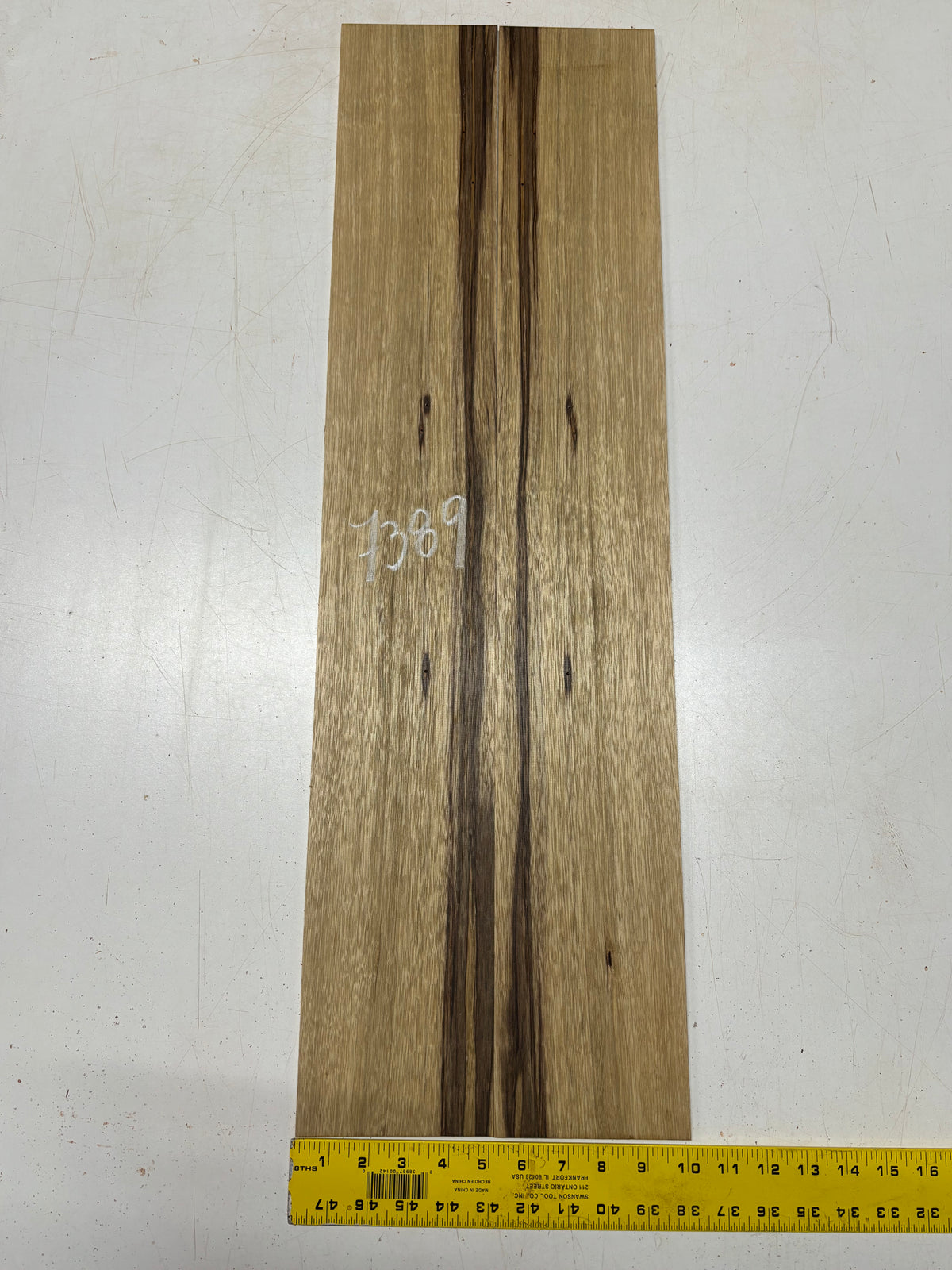 Black Limba Dreadnought Guitar Side Set  33"x5"x3/16" #7389 - Exotic Wood Zone